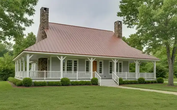 Country house plans 6-319 - front exterior, 2,386 sq ft, 3 bed, 2 bath house plans | Monster House Plans