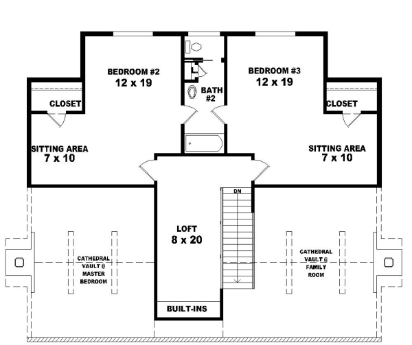 Upper/Second Floor Plan: 6-319