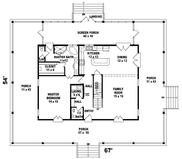 Main Floor Plan: 6-320