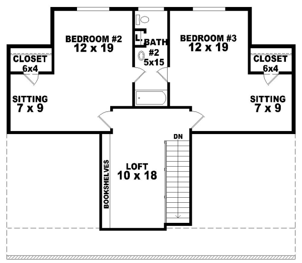Upper/Second Floor Plan: 6-321