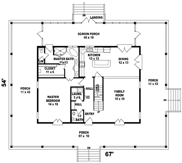 Main Floor Plan: 6-322