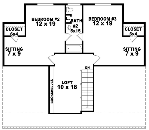 Upper/Second Floor Plan: 6-322