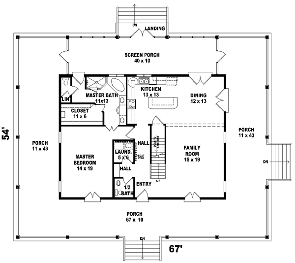 Main Floor Plan: 6-323