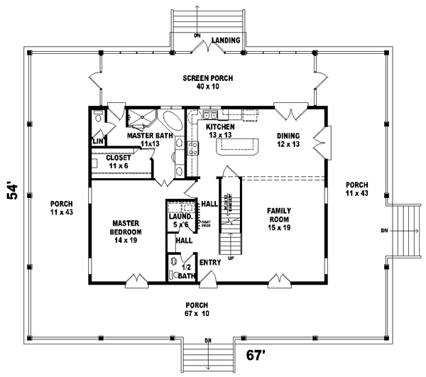 Main Floor Plan: 6-324