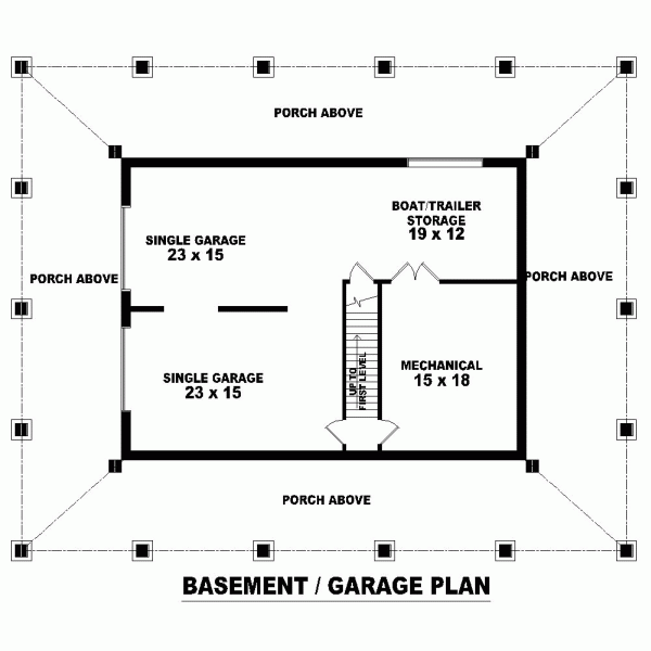 Lower Floor Plan: 6-325