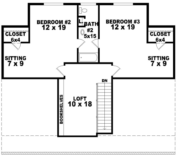 Upper/Second Floor Plan: 6-326