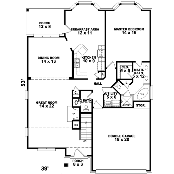 Main Floor Plan: 6-330
