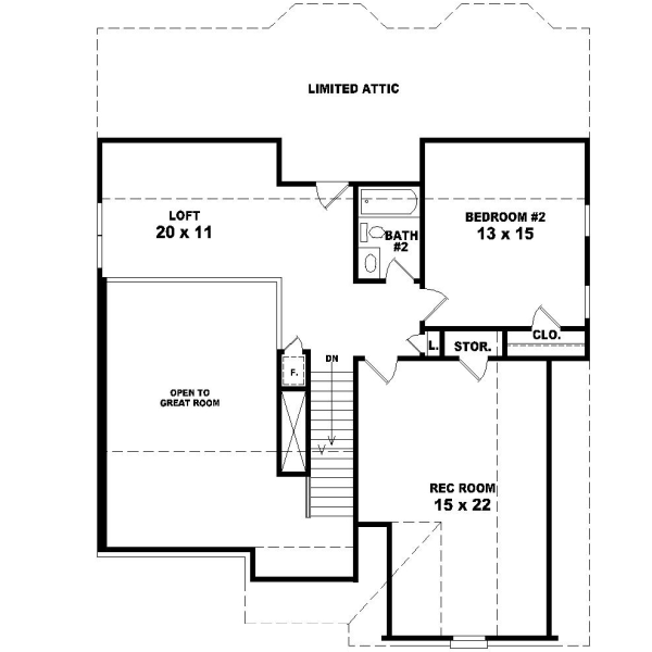 Upper/Second Floor Plan: 6-331