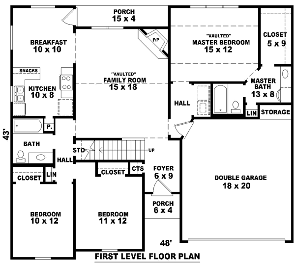 Main Floor Plan: 6-332