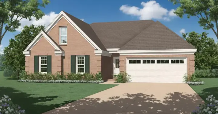 Traditional house plans 6-333 - front exterior, 1,677 sq ft, 3 bed, 2 bath house plans | Monster House Plans