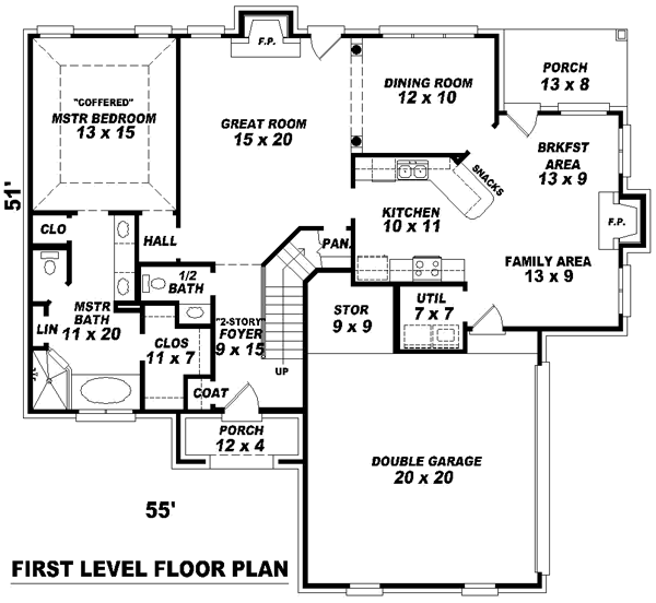 Main Floor Plan: 6-335