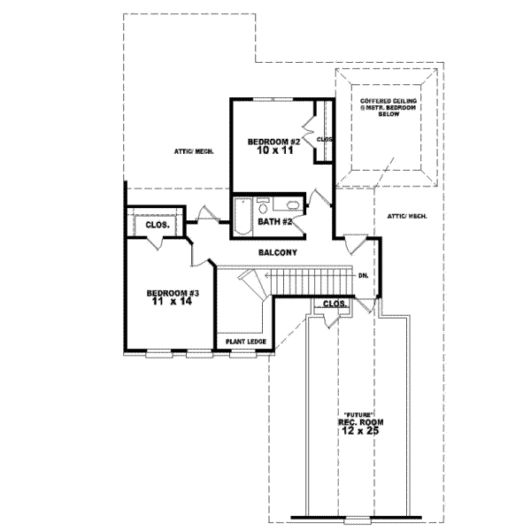 Upper/Second Floor Plan: 6-344