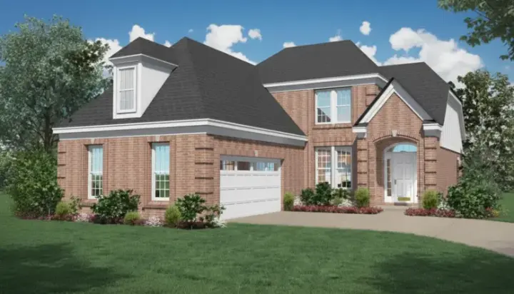 European house plans 6-346 - front exterior, 1,993 sq ft, 3 bed, 2 bath house plans | Monster House Plans