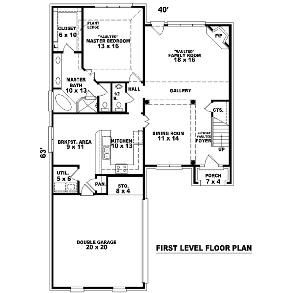 Main Floor Plan: 6-346