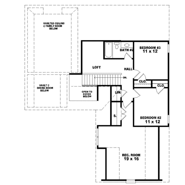Upper/Second Floor Plan: 6-347