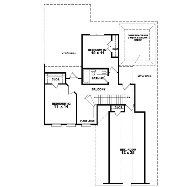Upper/Second Floor Plan: 6-349