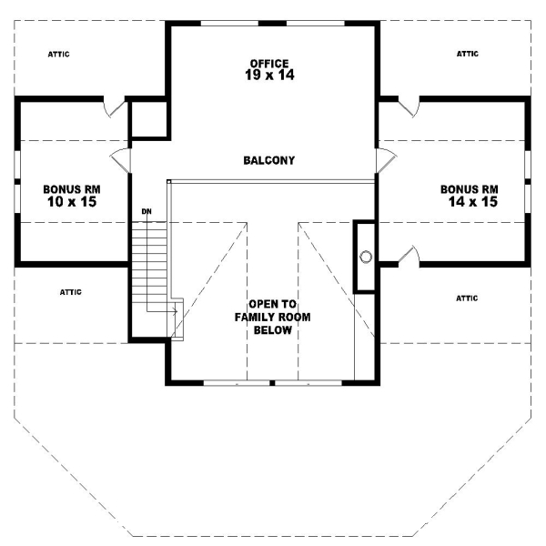 Upper/Second Floor Plan: 6-352
