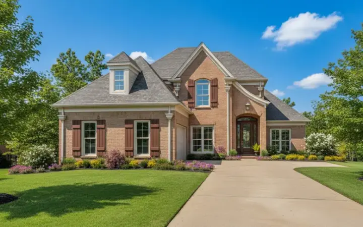 French Country house plans 6-359 - front exterior, 2,489 sq ft, 3 bed, 2 bath house plans | Monster House Plans