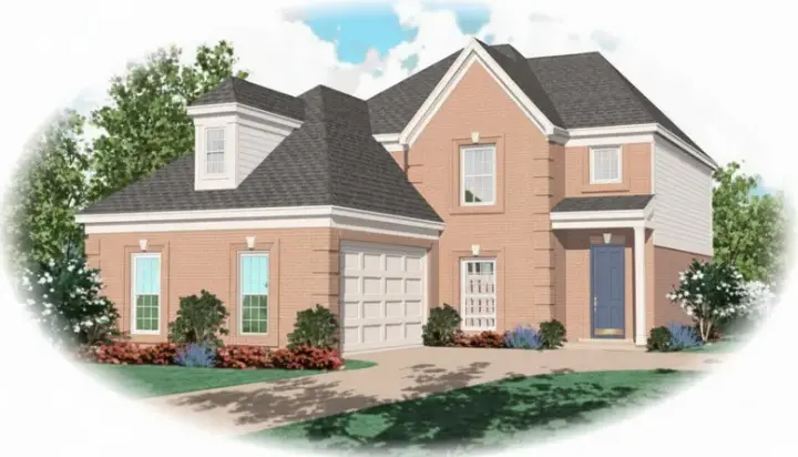 Traditional house plans 6-360 - front exterior, 1,969 sq ft, 3 bed, 2 bath house plans | Monster House Plans
