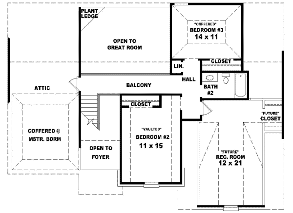 Upper/Second Floor Plan: 6-364