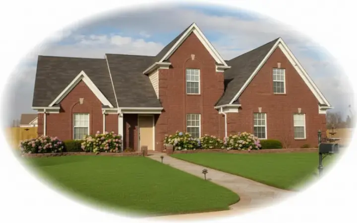 Traditional house plans 6-370 - front exterior, 2,421 sq ft, 3 bed, 2 bath house plans | Monster House Plans