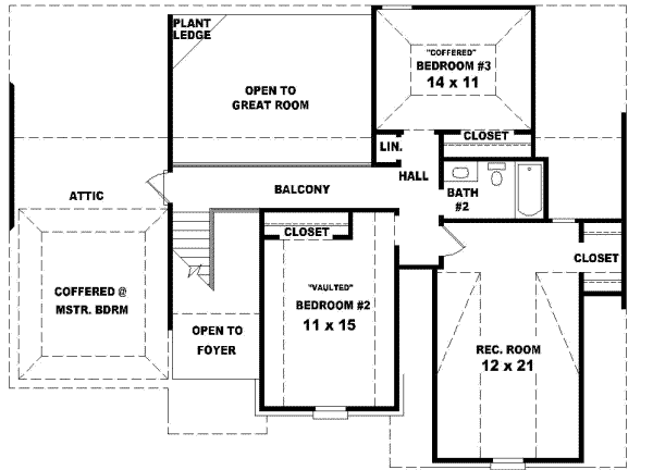 Upper/Second Floor Plan: 6-370
