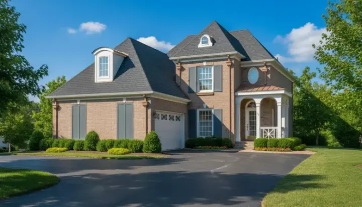 European house plans 6-373 - front exterior, 2,480 sq ft, 4 bed, 2 bath house plans | Monster House Plans