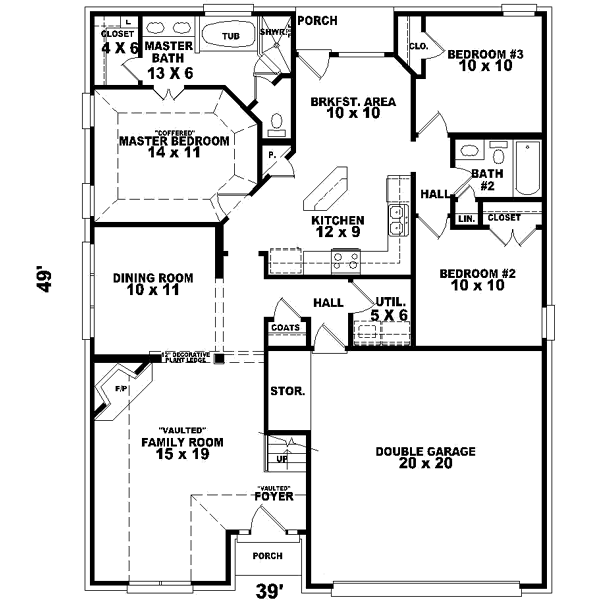 Main Floor Plan: 6-374