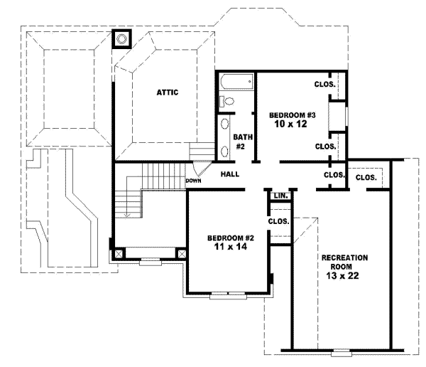 Upper/Second Floor Plan: 6-382