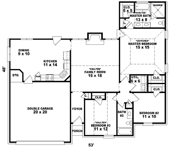 Main Floor Plan: 6-383