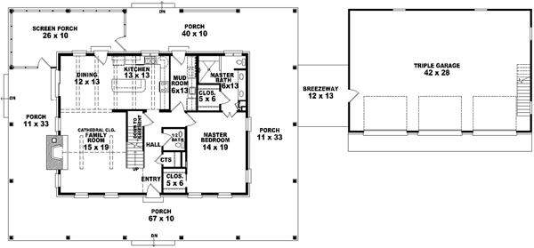 Main Floor Plan: 6-392