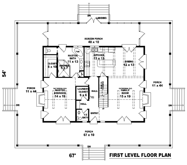 Main Floor Plan: 6-398