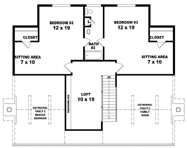 Upper/Second Floor Plan: 6-398