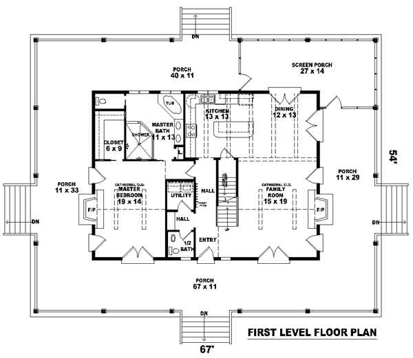 Main Floor Plan: 6-399