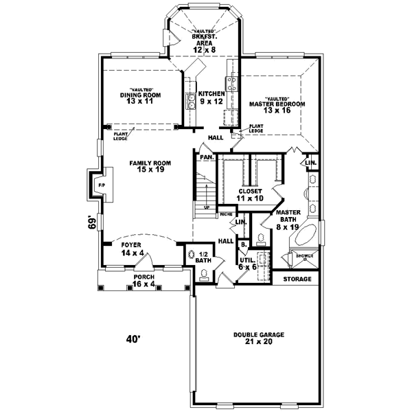 Main Floor Plan: 6-403
