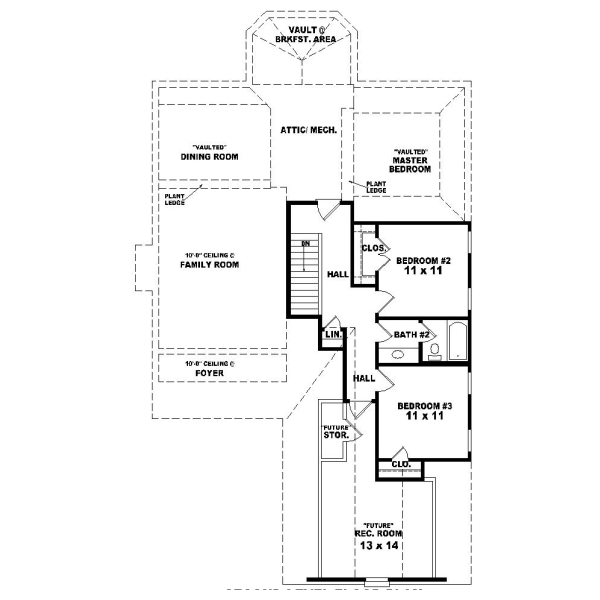 Upper/Second Floor Plan: 6-403