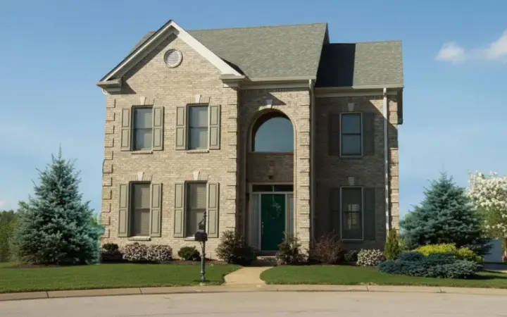 Southern Colonial house plans 6-407 - front exterior, 2,208 sq ft, 3 bed, 2 bath house plans | Monster House Plans