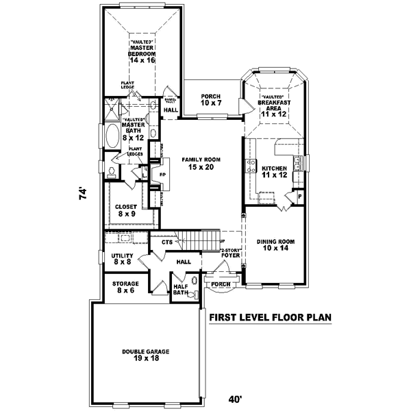 Main Floor Plan: 6-410