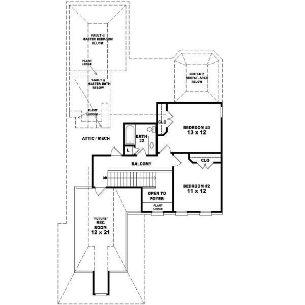 Upper/Second Floor Plan: 6-410