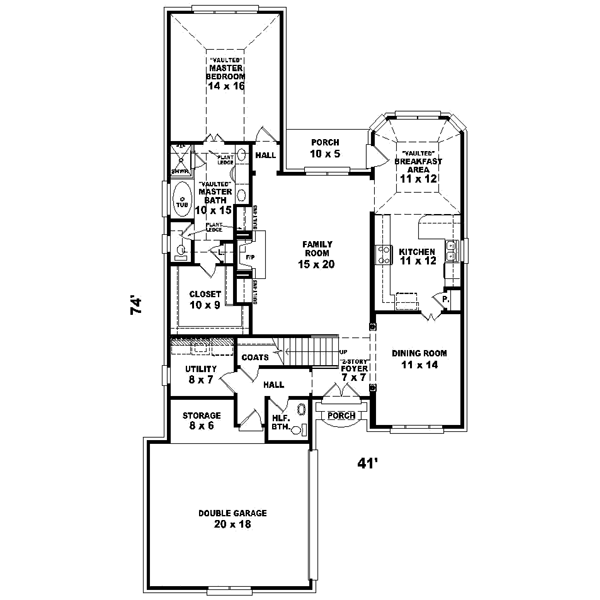 Main Floor Plan: 6-412