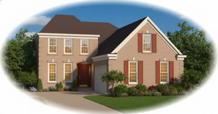 Southern Colonial house plans 6-422 - front exterior, 2,087 sq ft, 3 bed, 2 bath house plans | Monster House Plans