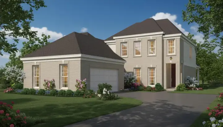 Southern Colonial house plans 6-425 - front exterior, 2,395 sq ft, 3 bed, 2 bath house plans | Monster House Plans