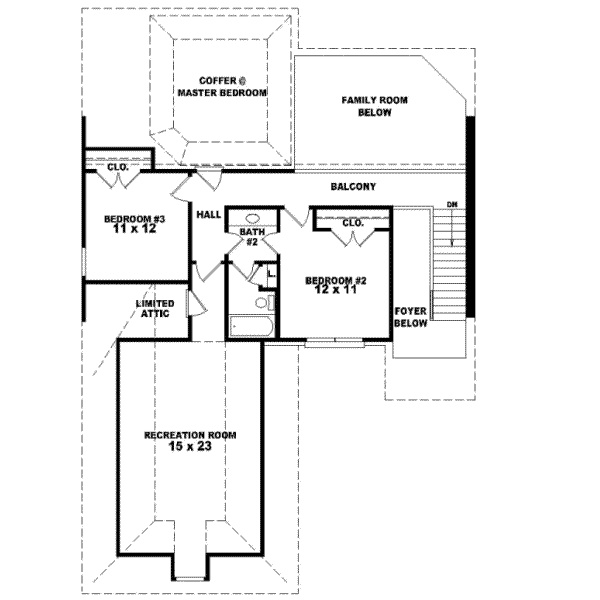 Upper/Second Floor Plan: 6-428
