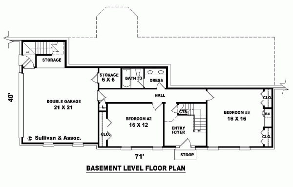 Lower Floor Plan: 6-430