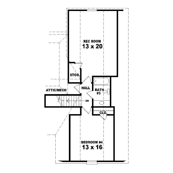 Upper/Second Floor Plan: 6-431