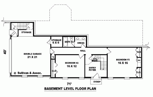 Lower Floor Plan: 6-432