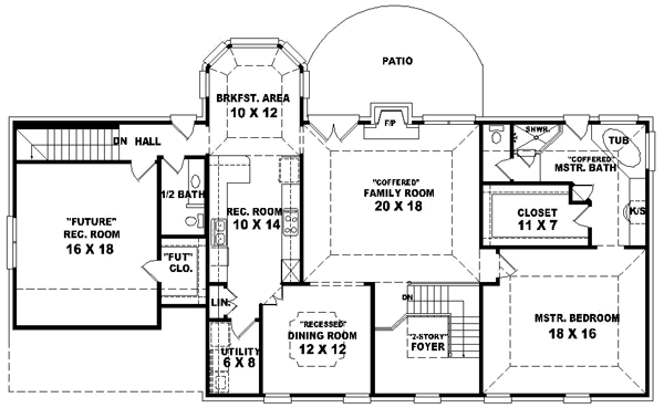 Upper/Second Floor Plan: 6-432