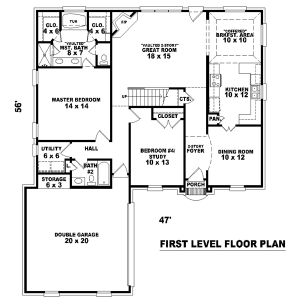 Main Floor Plan: 6-433