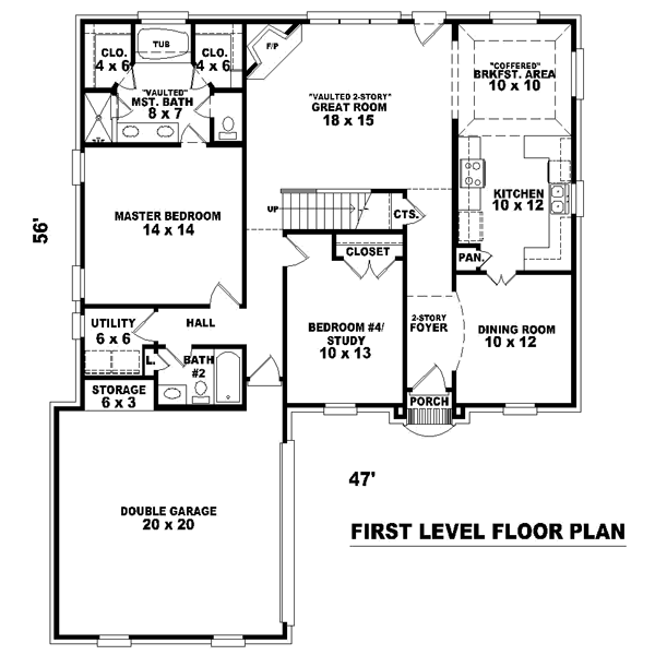 Main Floor Plan: 6-434