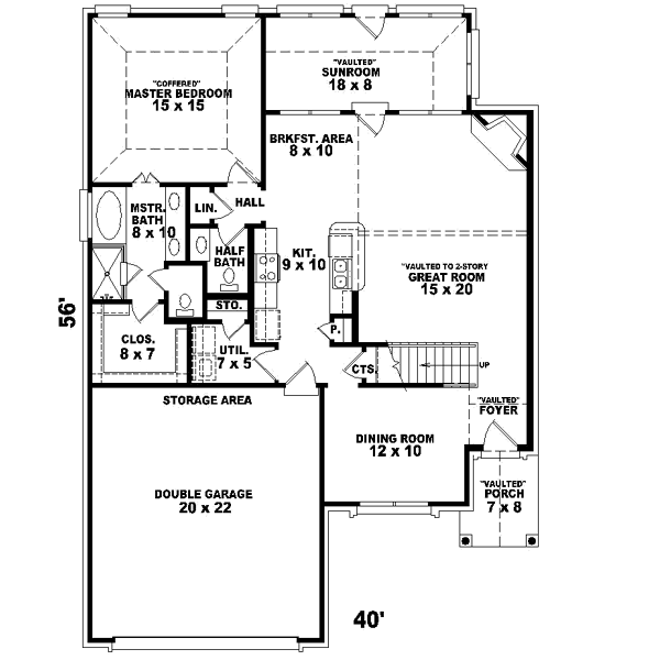 Main Floor Plan: 6-436